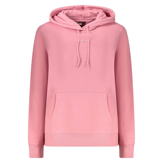 Tommy Hilfiger – Rosafarbener Baumwollpullover für Damen