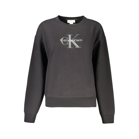 Calvin Klein Damenpullover aus schwarzer Baumwolle