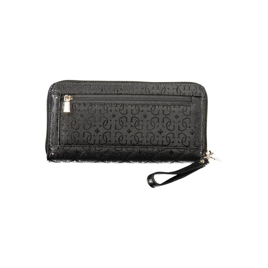 Guess Jeans Black Polyethylene Women Wallet