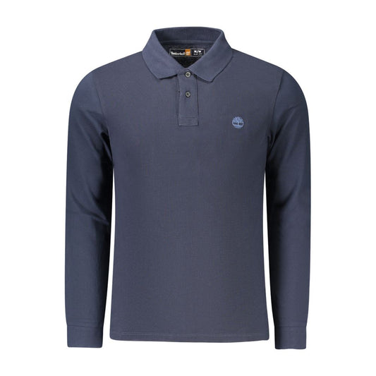 Timberland Herren Poloshirt aus blauer Baumwolle