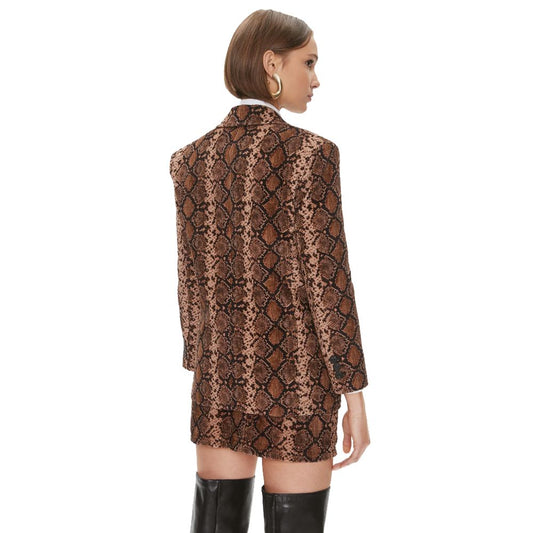 PINKO Brauner Baumwollblazer für Damen