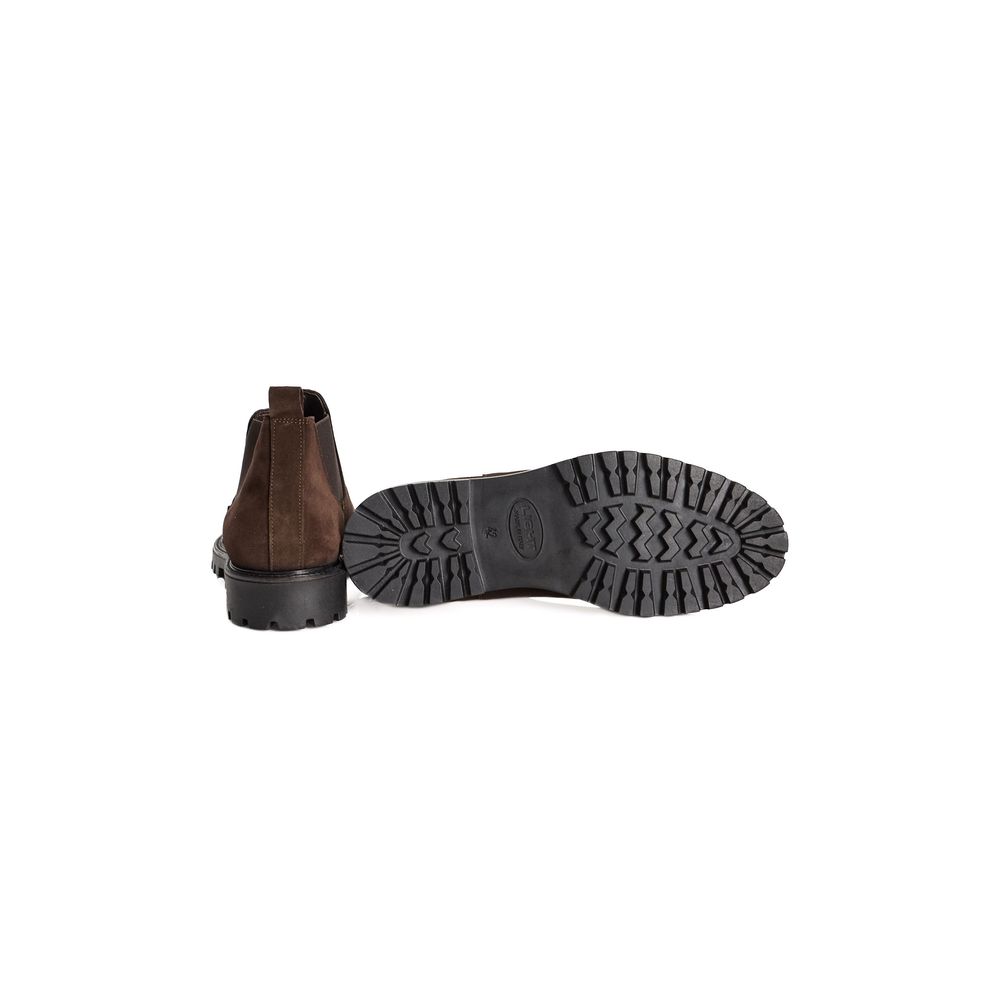 Roberto Pepe Luxus-Herrenstiefel aus braunem Kalbsleder