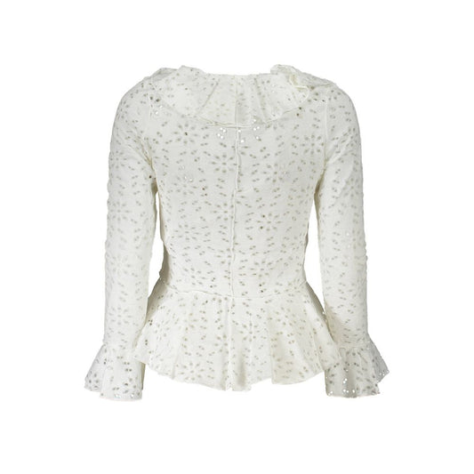 Desigual Weißes Baumwollhemd