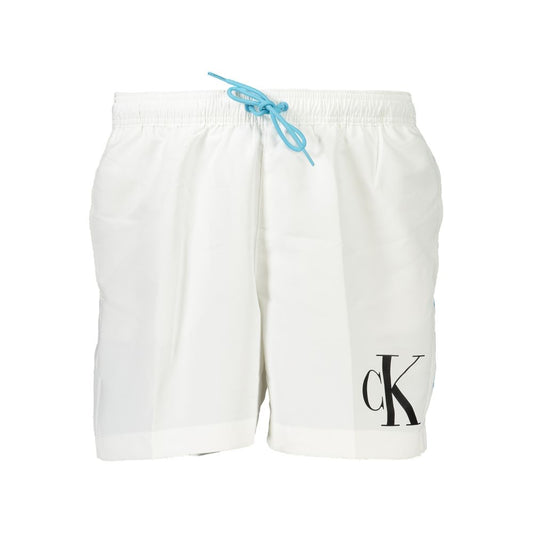 Calvin Klein Weiße Polyester-Bademode