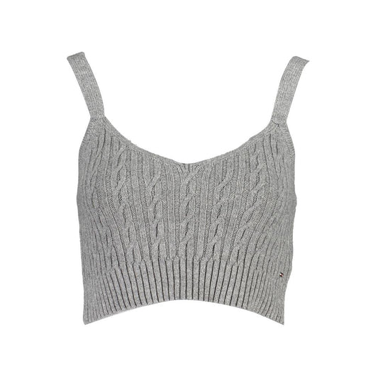Tommy Hilfiger – Graues Baumwollhemd