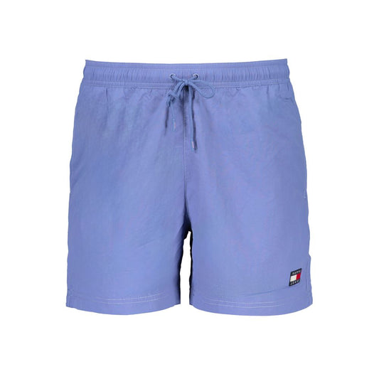 Tommy Hilfiger – Blaue Nylon-Bademode