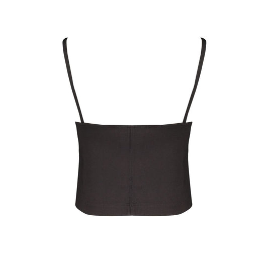 Calvin Klein – Schwarzes Elastanhemd