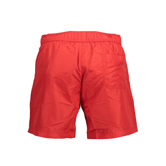 Karl Lagerfeld Rosso Polyester Men's Swim Boxer