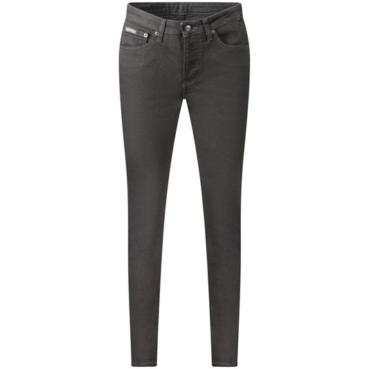 Calvin Klein – Schwarze Baumwolljeans