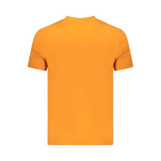 Napapijri Orange Cotton Men T-Shirt