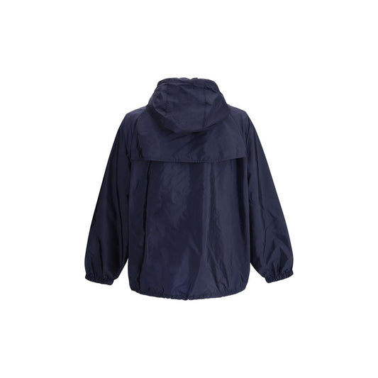 Prada Blaue Jacke aus recyceltem Polyamid