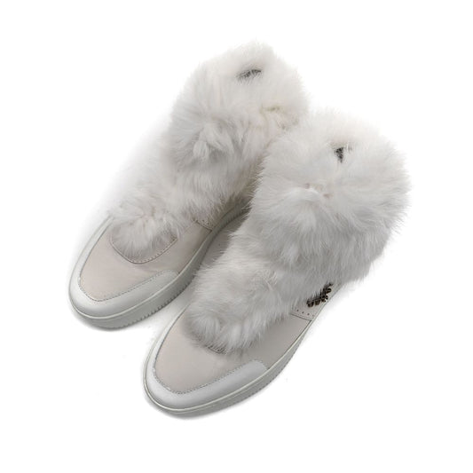 Mr&Mrs Italy Damen Sneaker aus weißer Baumwolle