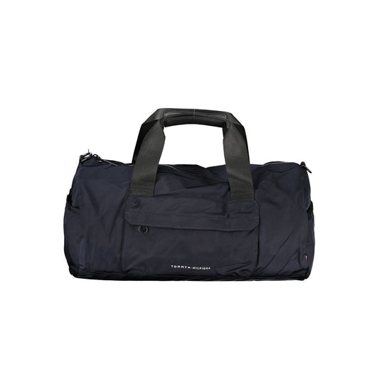 Tommy Hilfiger – Blaue Polyester-Handtasche