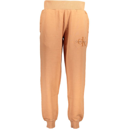 Calvin Klein Orange Baumwollhose
