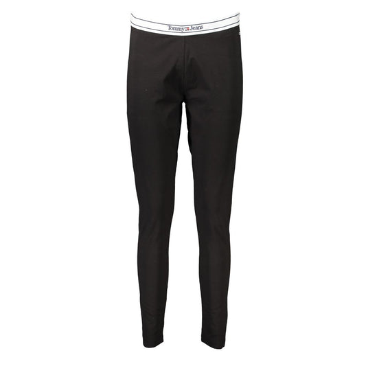 Tommy Hilfiger – Schwarze Baumwollhose