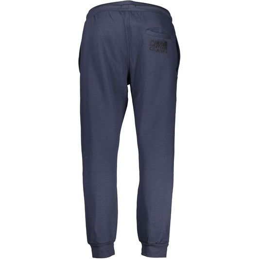 Cavalli Class Blu Polyester Men's Track Pant