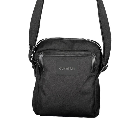 Calvin Klein Schwarze Polyester-Handtasche