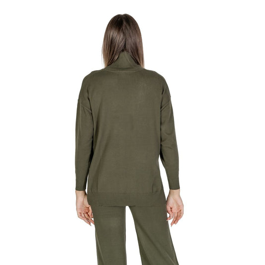 Cleré Green Viscose Turtleneck