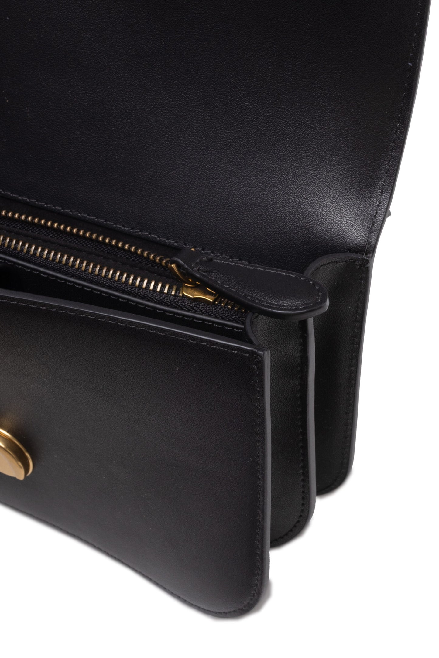 PINKO – Klassische Umhängetasche Love Bell aus schwarzem Leder