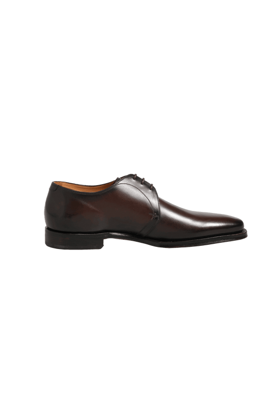Dolce & Gabbana – Braune Derby-Schuhe aus Leder mit Schnürung für Herren