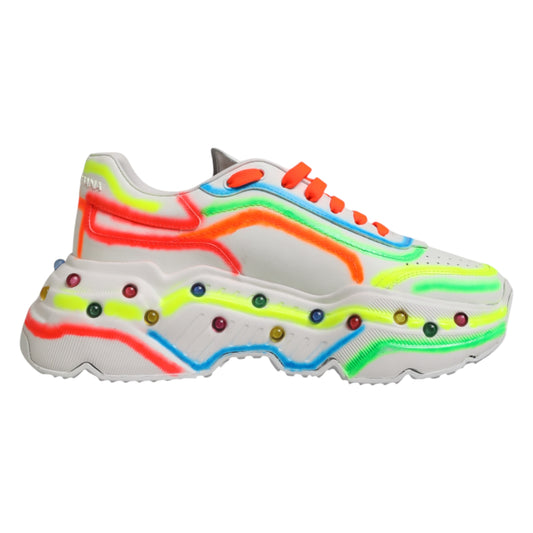 Dolce & Gabbana Mehrfarbige Daymaster Low Top Sneakers Schuhe