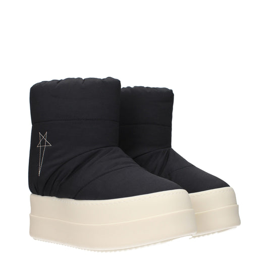 Rick Owens – Schwarze Stoffstiefeletten
