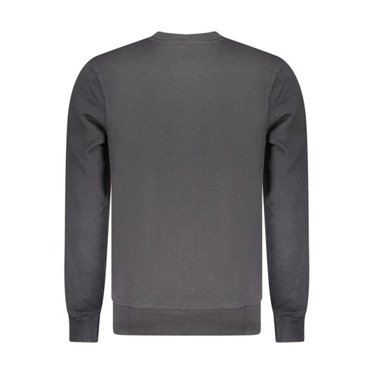North Sails Black Cotton Men Sweatshirt