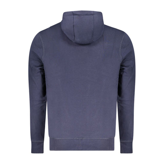 North Sails Blue Cotton Men's Hooded Sweatshirt