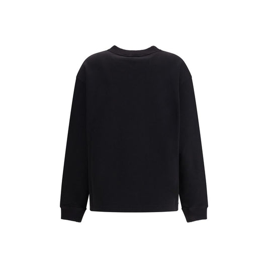 Schwarzes Baumwoll-Sweatshirt von Dolce & Gabbana