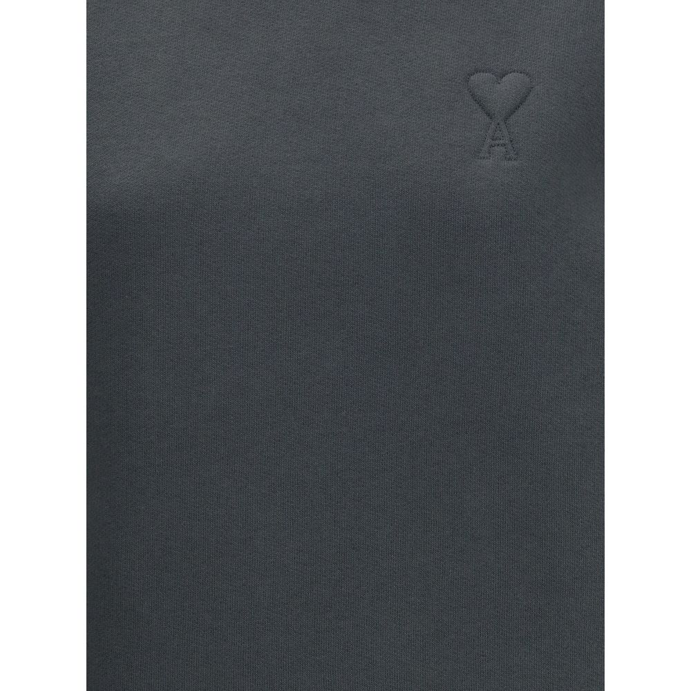 Graues Baumwoll-Sweatshirt von Ami Paris