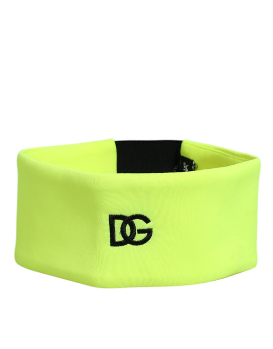 Dolce & Gabbana Grünes Polyester-Stirnband Fischermütze Einheitsgröße Herrenhut