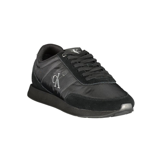 Calvin Klein Herren-Sneaker aus Polyester, Schwarz