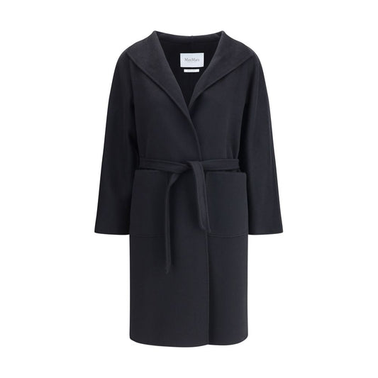 Max Mara Schwarzer Kaschmirmantel