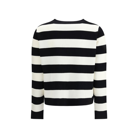 Max Mara Schwarzes Fleece-Sweatshirt aus Wolle