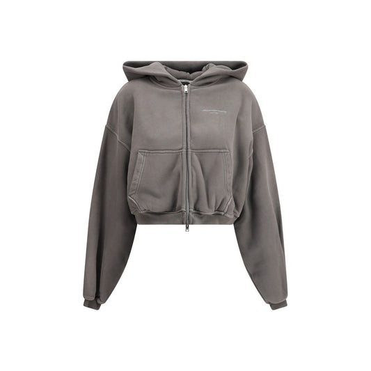 Alexander Wang Kurzer Hoodie mit Reißverschluss