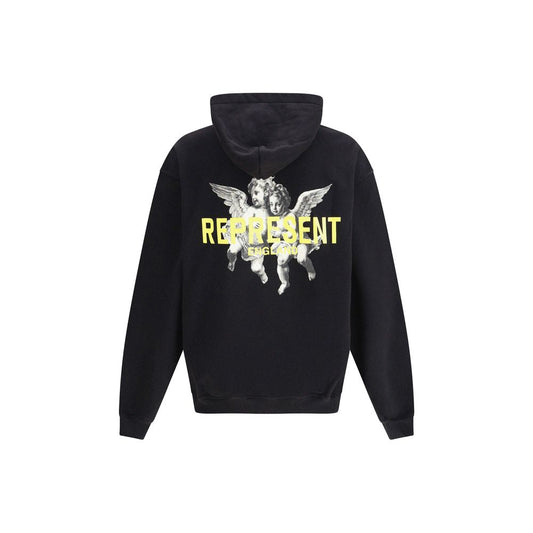 Represent Black Cotton Sweatshirt