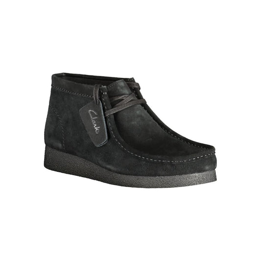 Clarks Herren-Sneaker aus schwarzem Leder