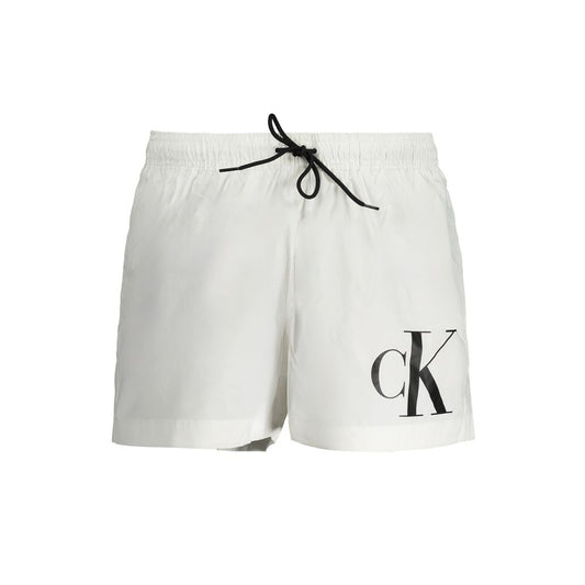 Calvin Klein Weiße Polyester-Bademode