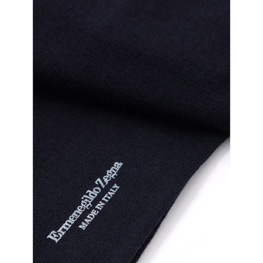ZEGNA Wollsocken in Marineblau