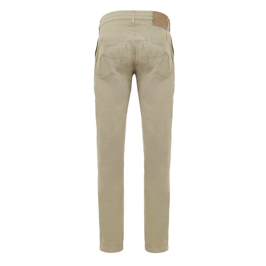Jacob Cohen Beige Freizeithose aus Baumwolle