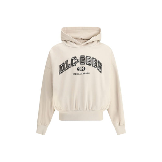 Dolce & Gabbana Baumwoll-Sweatshirt in Beige