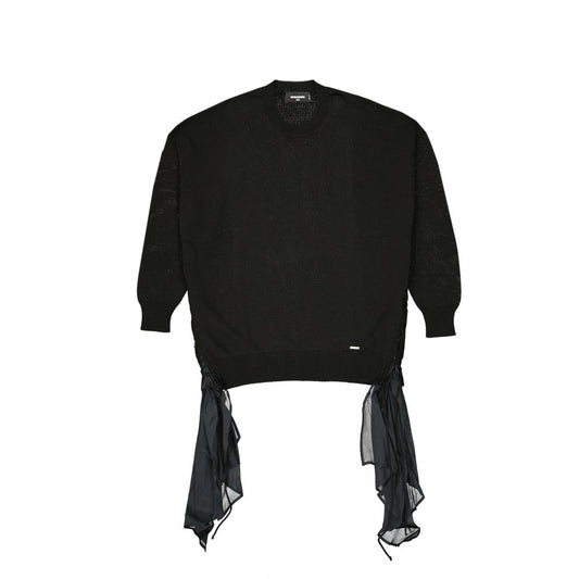Dsquared² Schwarzes Baumwoll-Sweatshirt