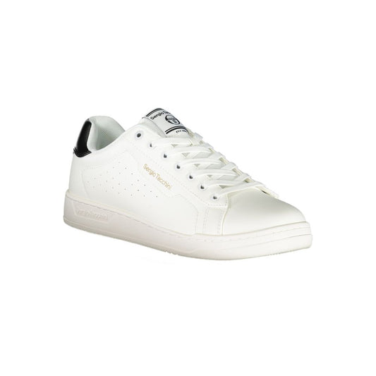 Sergio Tacchini – Weißer Polyester-Sneaker
