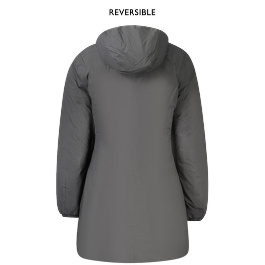 K-WAY Schwarze Polyesterjacken & Mäntel