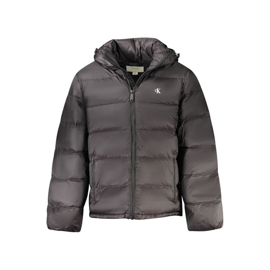 Calvin Klein – Schwarze Polyamid-Herrenjacke