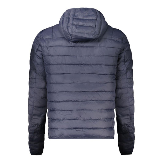 Cavalli Class Blaue Polyester-Herrenjacke