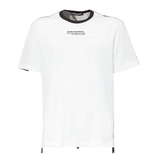 Dolce & Gabbana Weißes Baumwoll-T-Shirt