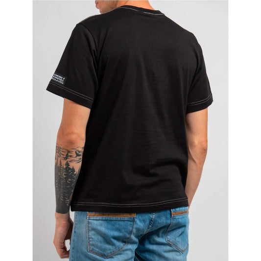 Dolce & Gabbana Schwarzes Baumwoll-T-Shirt
