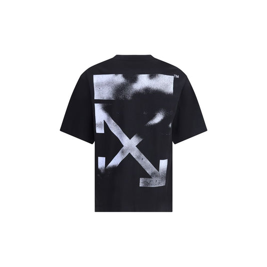 Off-White – T-Shirt mit Schablonenpfeil-Skate-Logo
