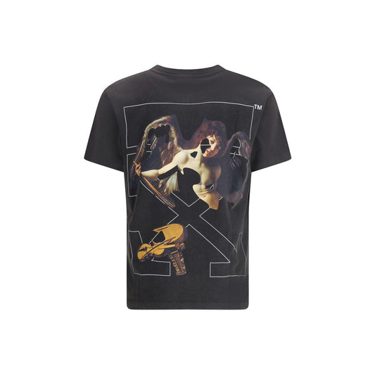 Off-White – Schmales T-Shirt mit Cupid-Pfeil